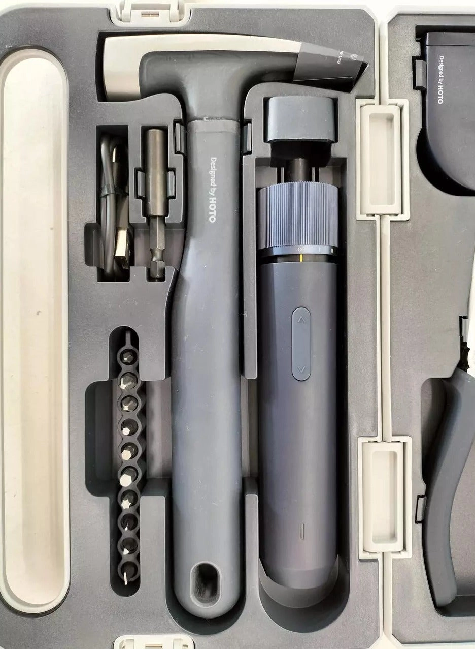 Manual Toolbox Magnetic Multi-Bit Screwdriver Set