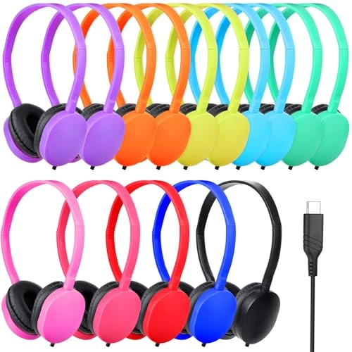 Type C Headphones Wired Headphone 20 Pack