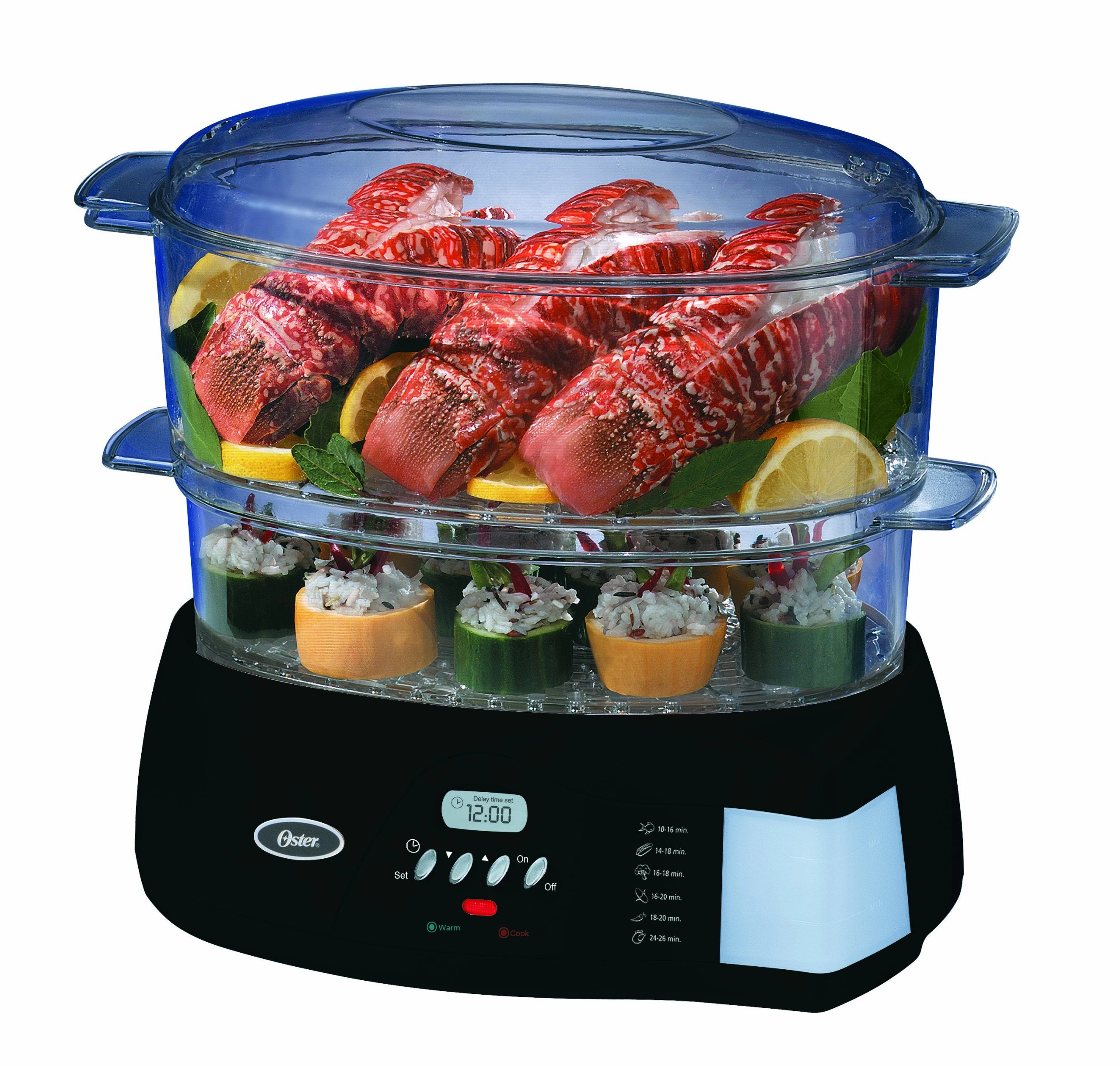 Oster 5716 Programmable Digital Food Steamer - 6.1 Quarts