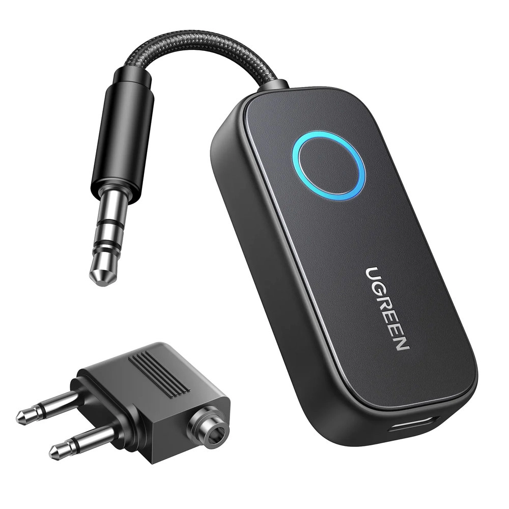 Ugreen Bluetooth Audio Transmitter Receiver - Bluetooth 5.2 28-Hour battery life