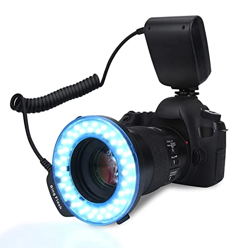 LED Ring Flash Light - 40.5mm 49mm 52mm 55mm 58mm 62mm 67mm 72mm 77mm