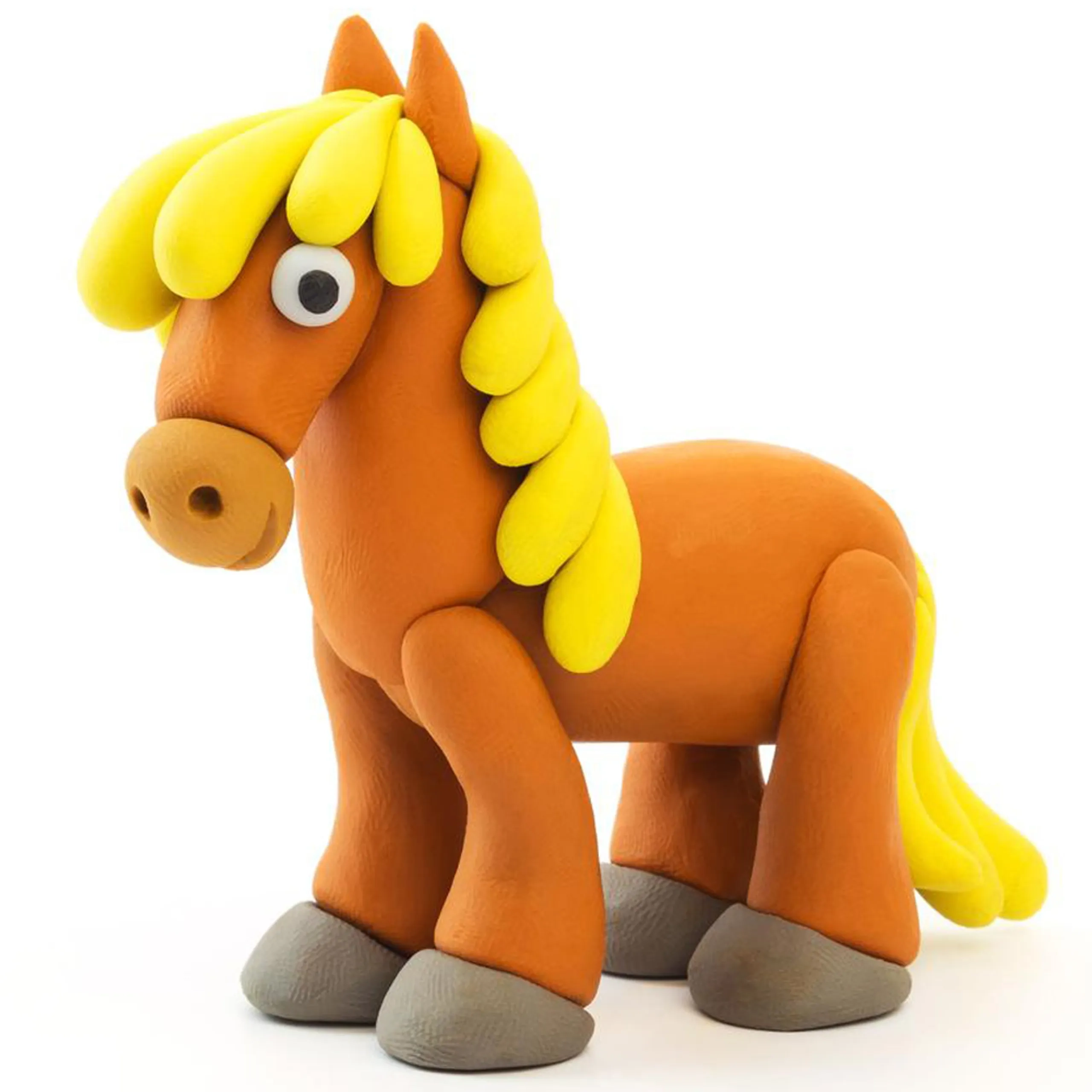 DIY Horse Plastic Modelling Air Dry Clay Kit - 120g 3pcs.