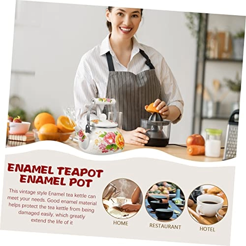 Enamel Tea Kettle - Enamel