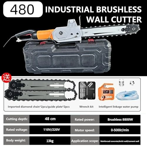 Electric Concrete Chain Saw - 7800W/8800W
