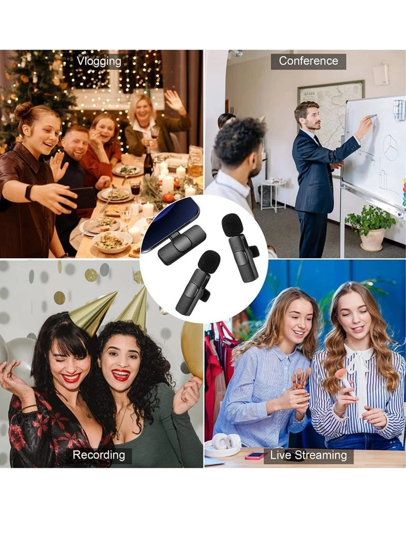 Wireless Lavalier Lapel Microphone