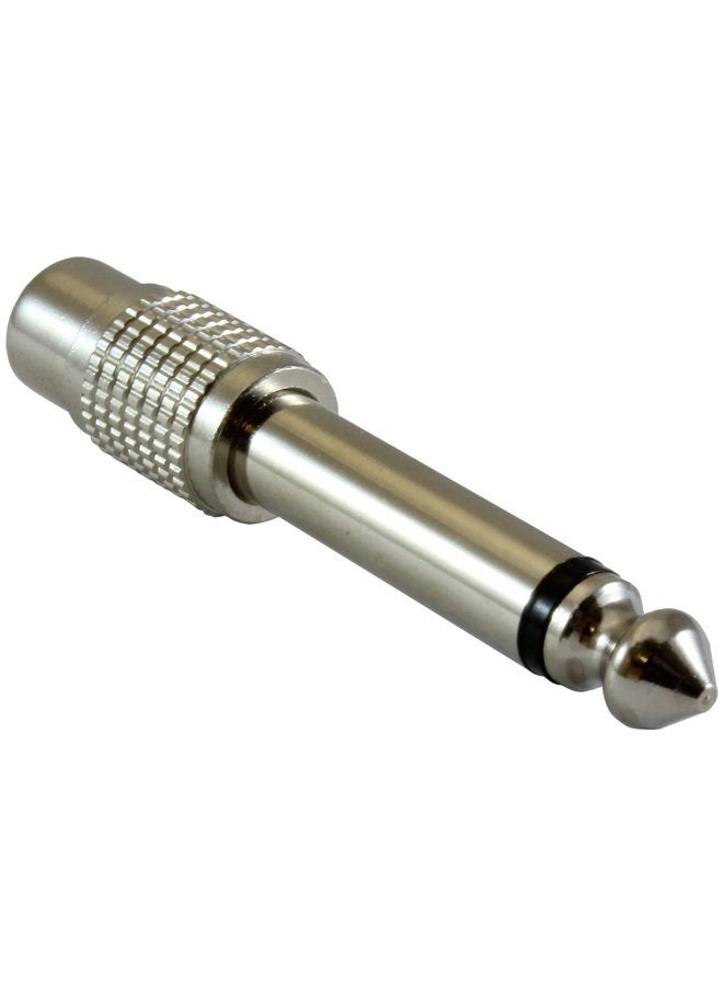 RCA Female to 1/4" TS Metal Adapter - 10 Pack