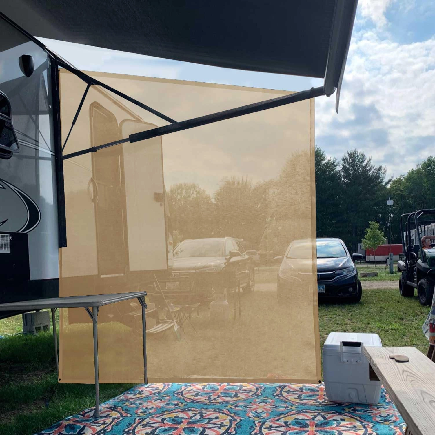 RV Awning Side Shade