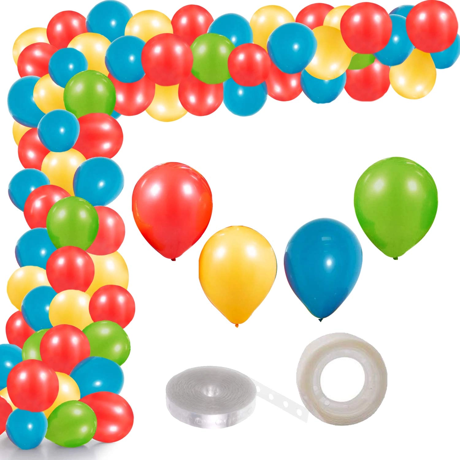 Party Time Trading LLC Balloon Garland Kit - 77-Pieces Wedding