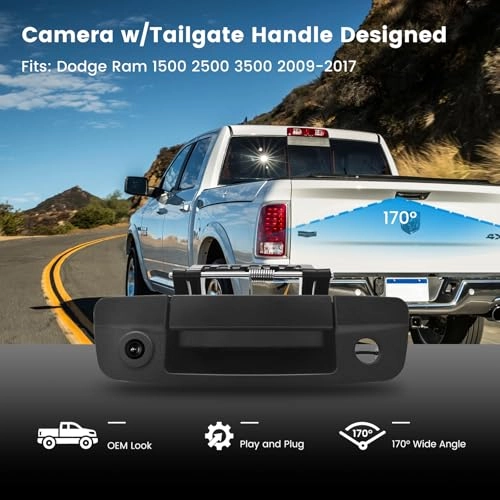 Tailgate Handle Reverse Camera - AHD/CVBS RCA 1080P