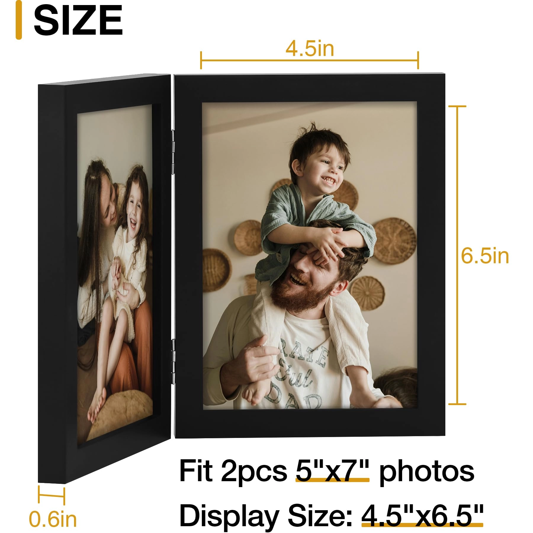 Double Picture Frame - 5x7 2