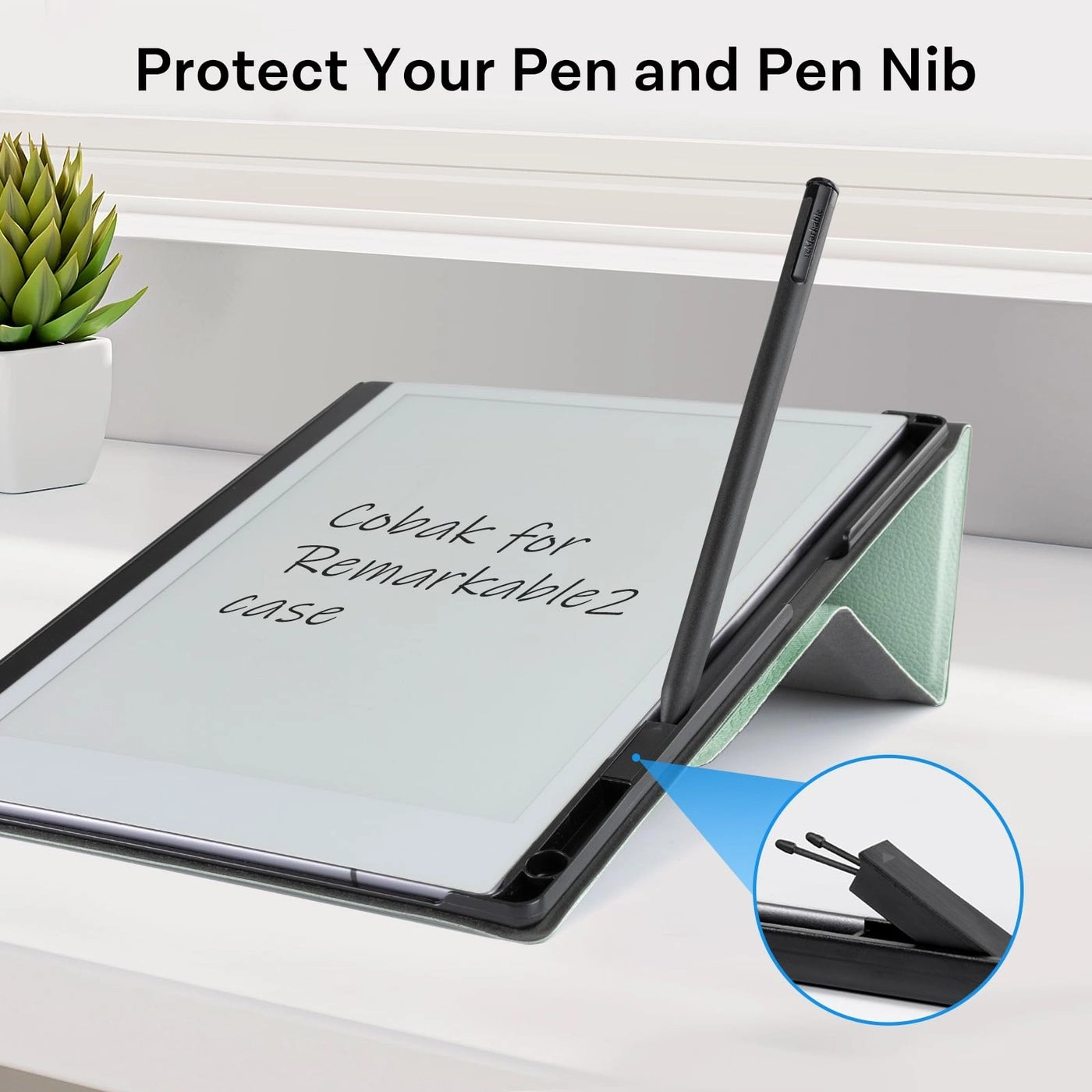 Multi-Angle Foldable Stand Case with Pen Holder for Remarkable 2 (2020)