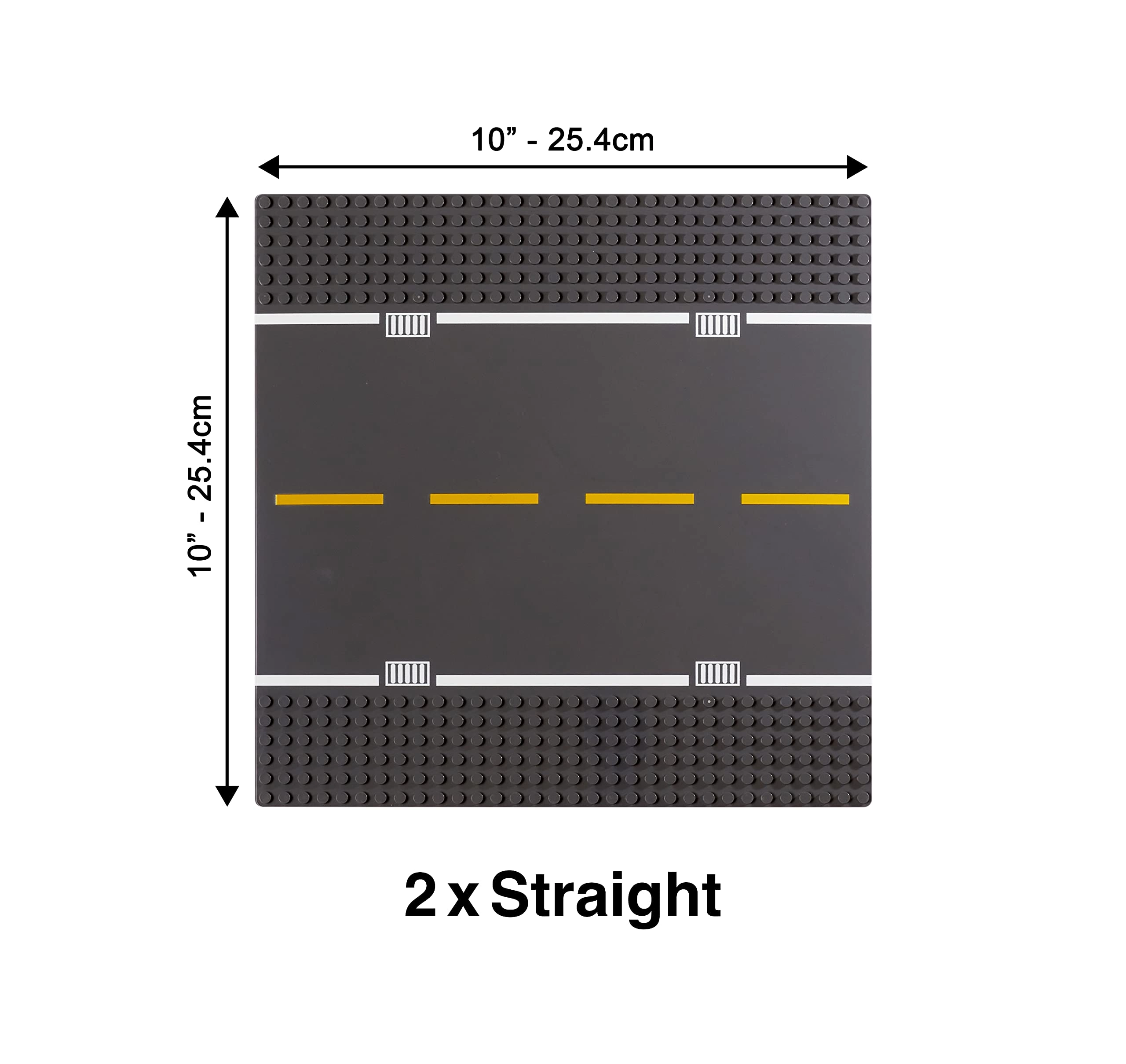 Road Baseplate - Plastic 6pcs