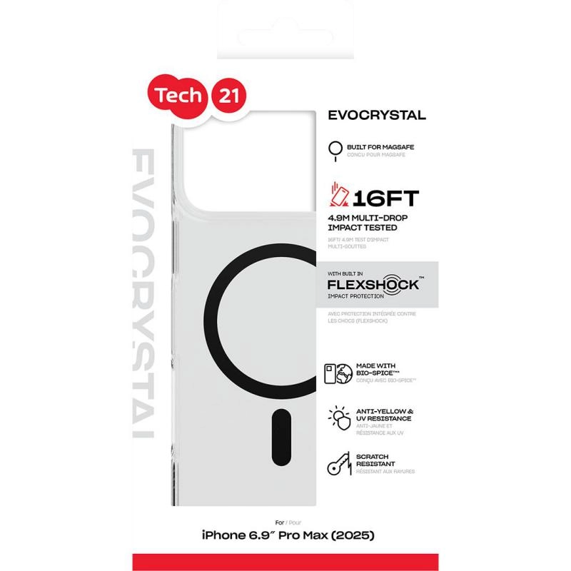 Evocrystal Clear Case with MagSafe for iPhone 17 Pro