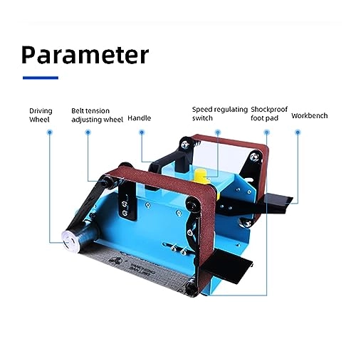 Belt Grinder - 950W 40* 680mm 1000-7000 rpm