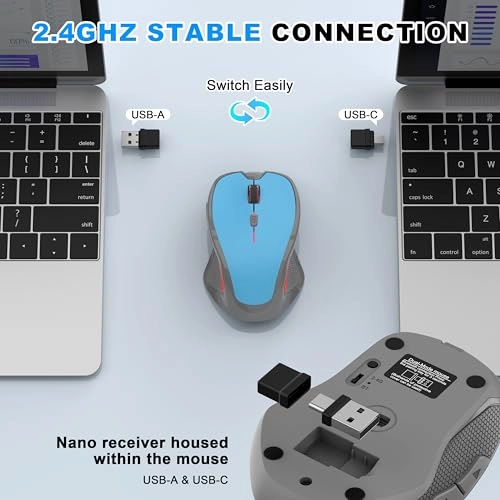 Rechargeable Silent Slim Mouse - Bluetooth