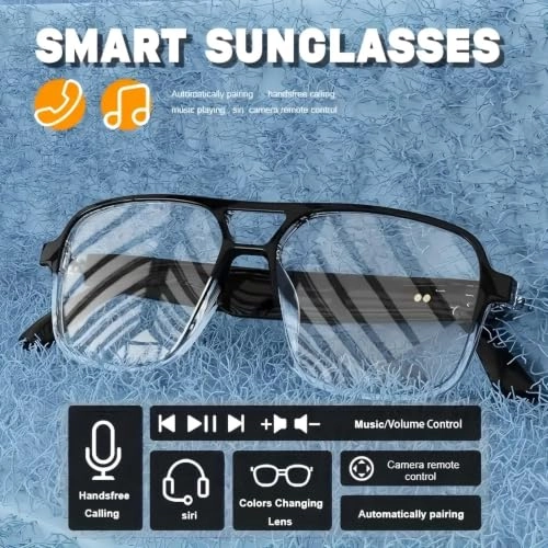 Smart Bluetooth Glasses - black