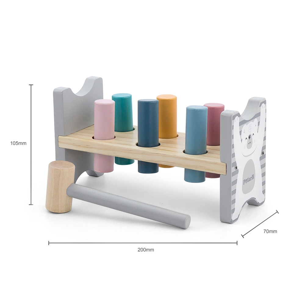 Polar Bear Stacker And Pounding Bench - Suitable for 12 months and above