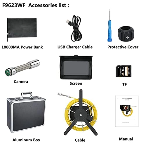 Industrial Pipeline Sewer Inspection Video - 20M 23Mm