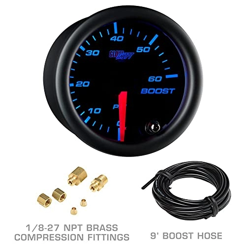 7 Color 3 Gauge Kit - 60 PSI Boost 1500F EGT Transmission Temperature