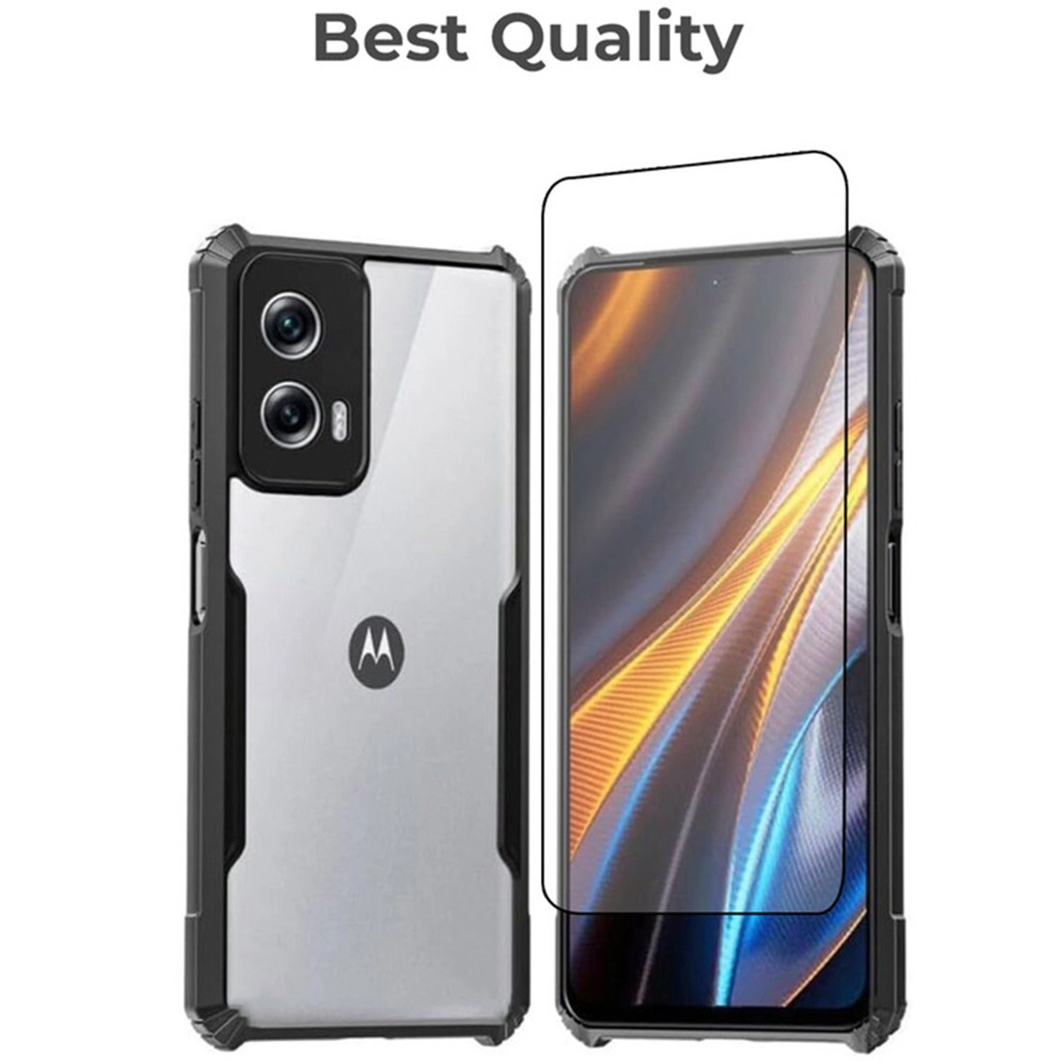GMBG85 Case With Screen Protector for Moto G85