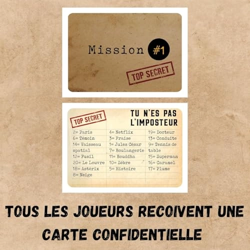 Codenames + Imposteur (French)