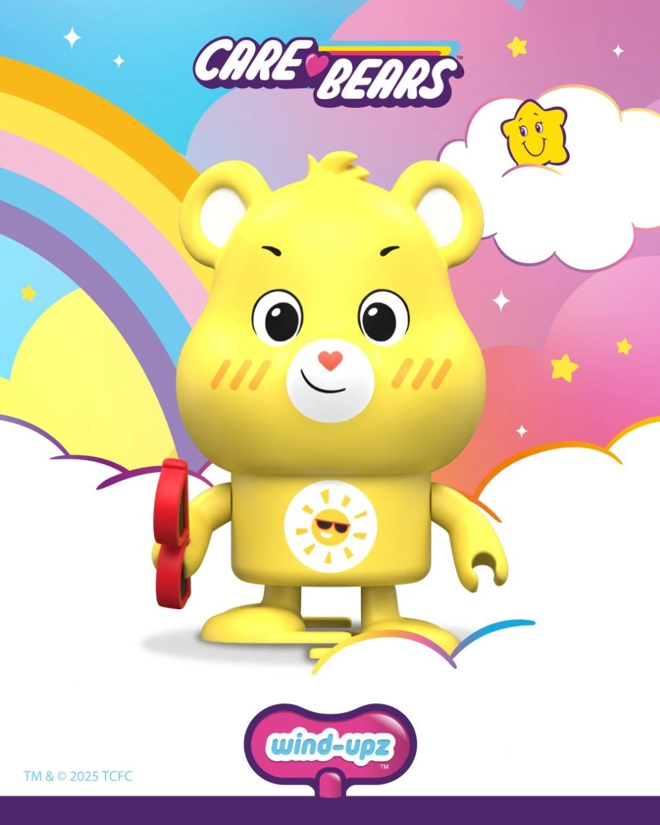 Funshine Bear 20 cm - Wind-Up Walking Action Multi Colour