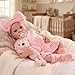 Reborn Baby Doll - 17-Inch Soft Cloth Body Sleeping Ages 3+