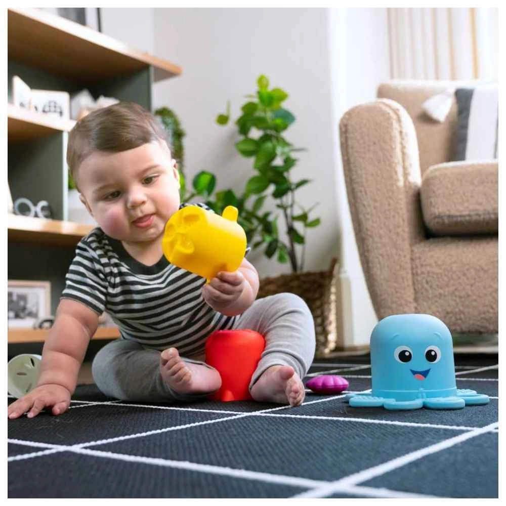 Opus's Stack & Stream Sensory Stacking Cups - Suitable for 3 months & above 5-piece