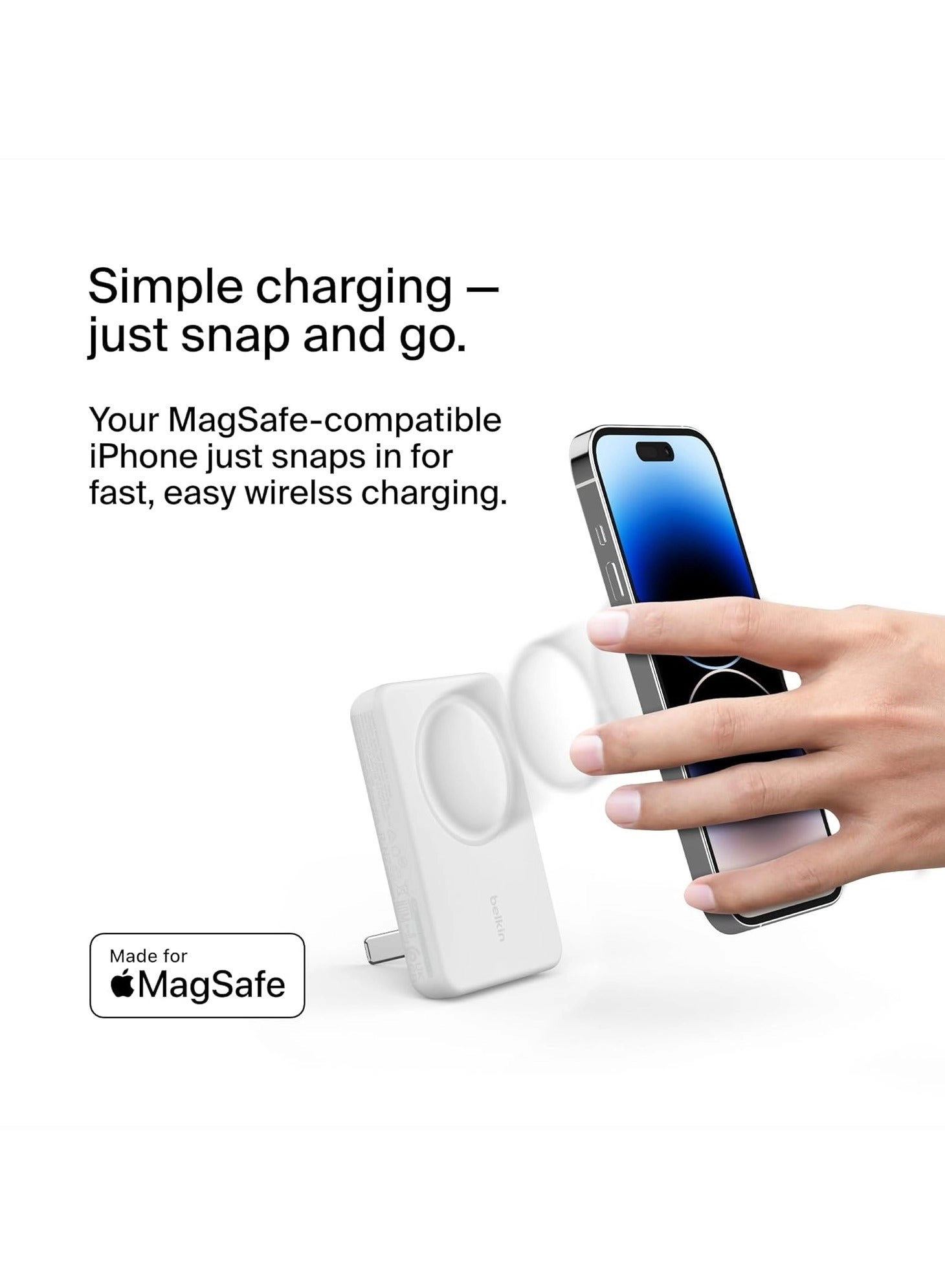 Magnetic Wireless Power Bank - 5000 mAh 7.5W MagSafe