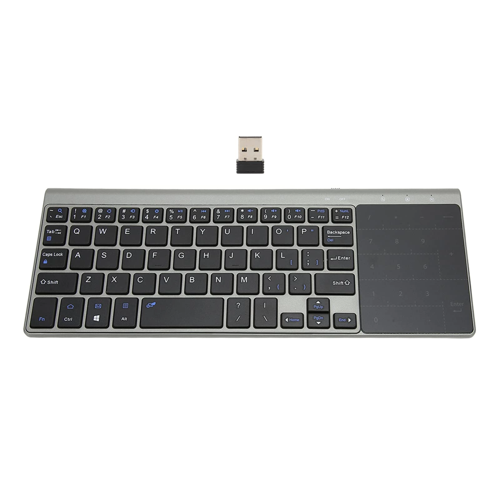Zunate Wireless Keyboard with Touchpad - Wireless
