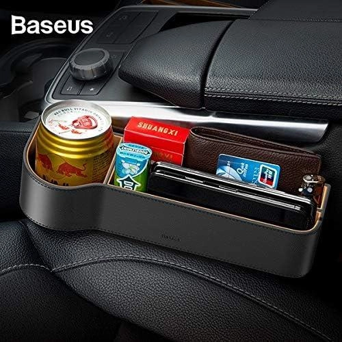 Elegant Car Storage Box - Faux Leather Rectangular