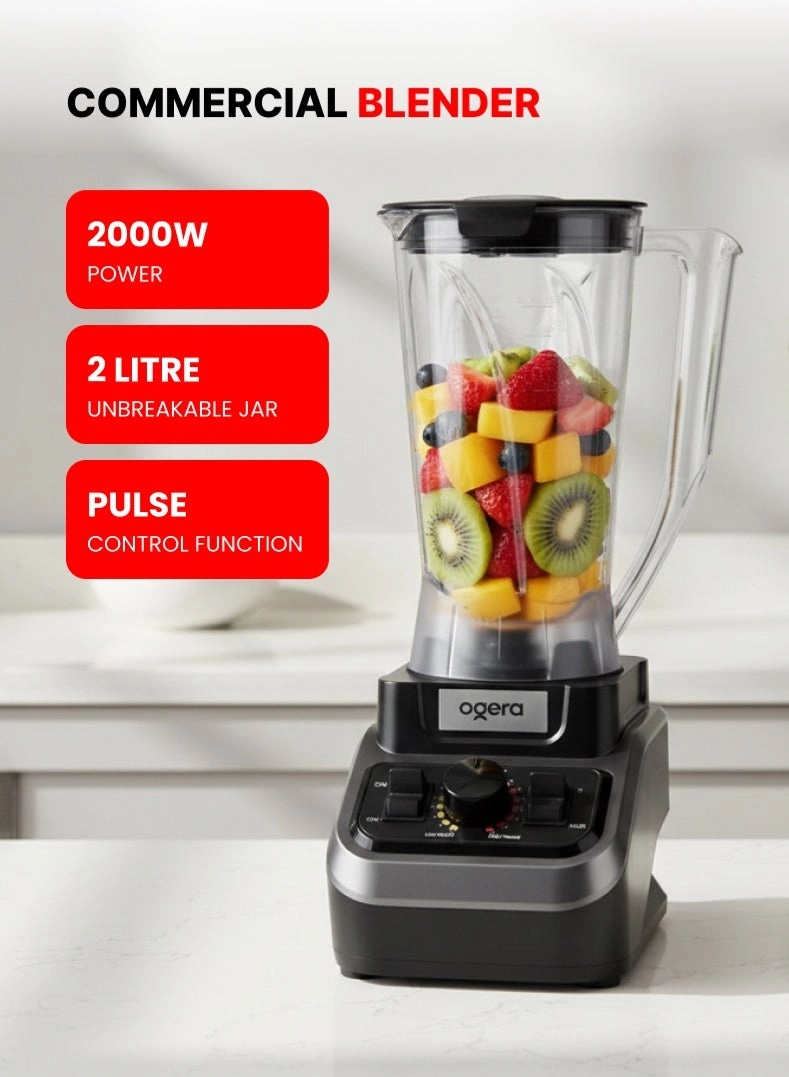 Ogera Commercial Blender - 2000W