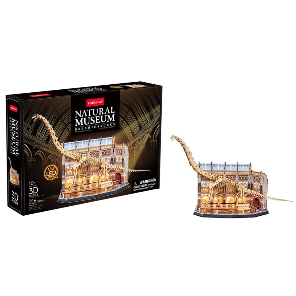 Brachiosaurus 3D Puzzle (ALGT-L544H) - 216 pcs, LED