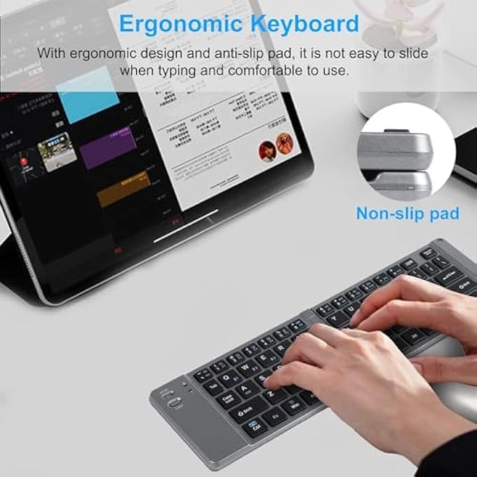 Foldable Bluetooth Keyboard - Wireless