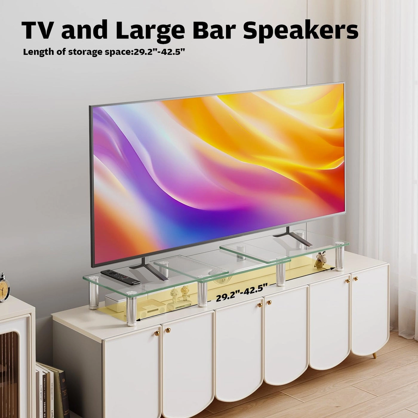 Dual Monitor Stand - two 13" to 34" 50x50mm 75x75mm 100x100mm