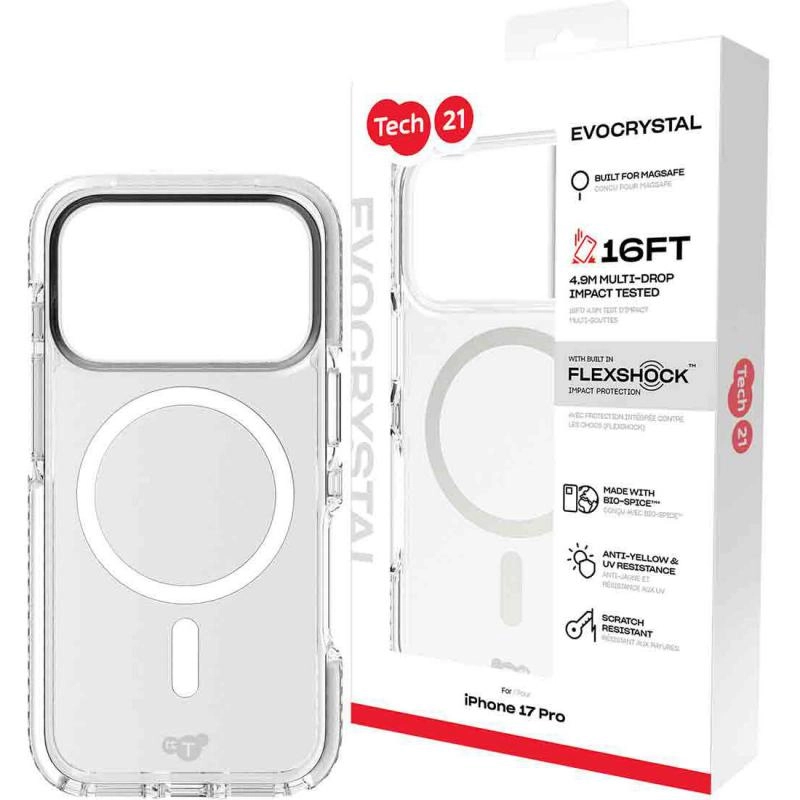 Evocrystal Clear Case with MagSafe for iPhone 17 Pro