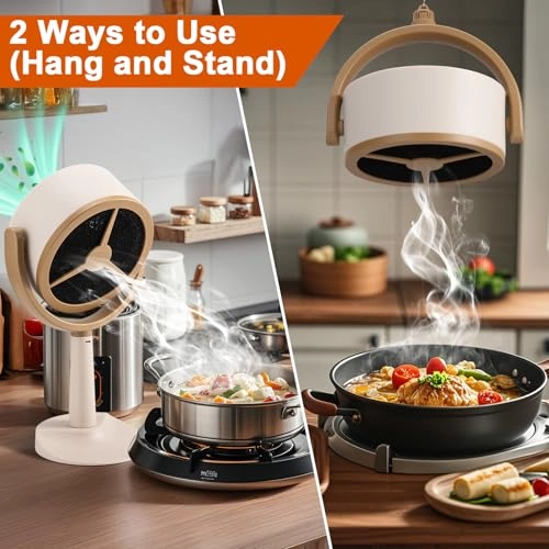 Portable Range Hood - Rechargeable 125° Adjustable Rotation Low Noise