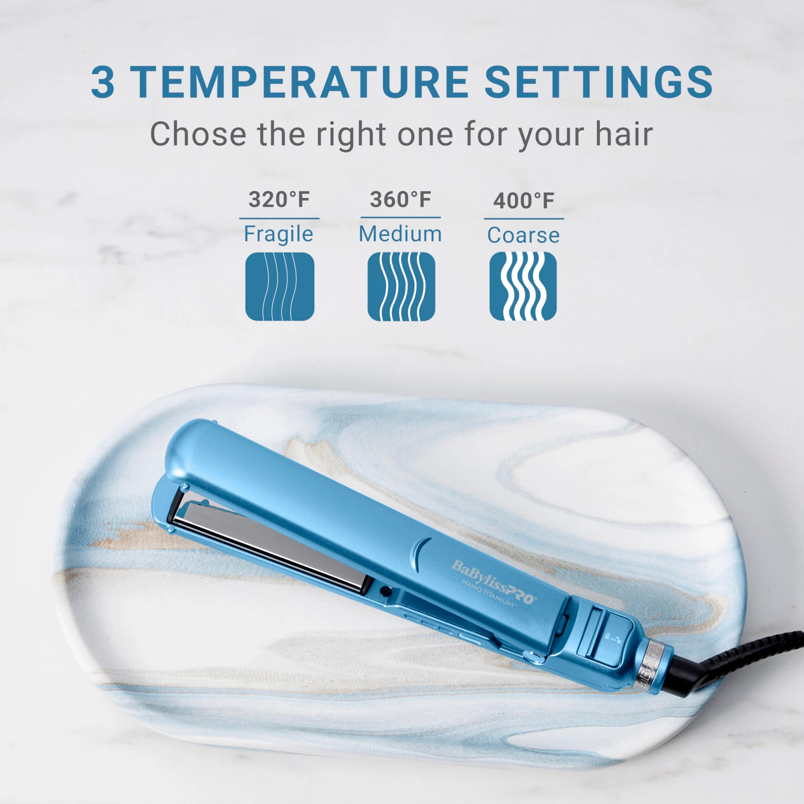 Nano Titanium Ultra-Thin Flat Iron - 1 inch