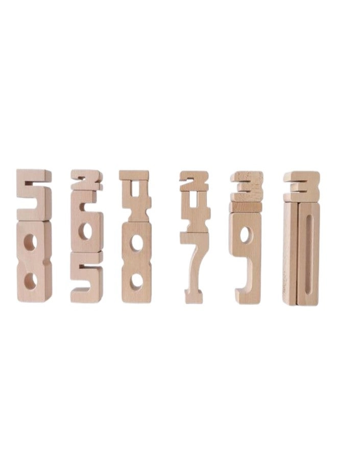 Number Blocks - Wooden SumBlox Style