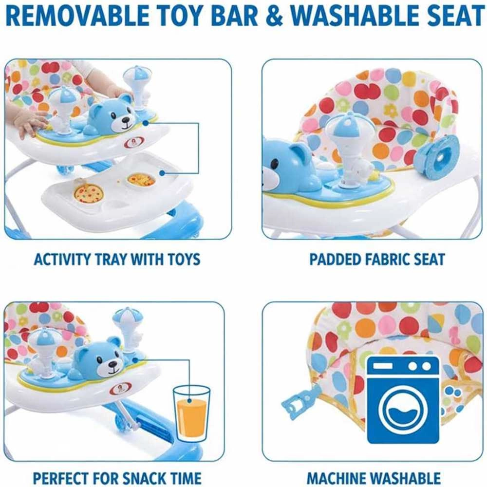 Baby Walker - With Wheels 3 Height Positions