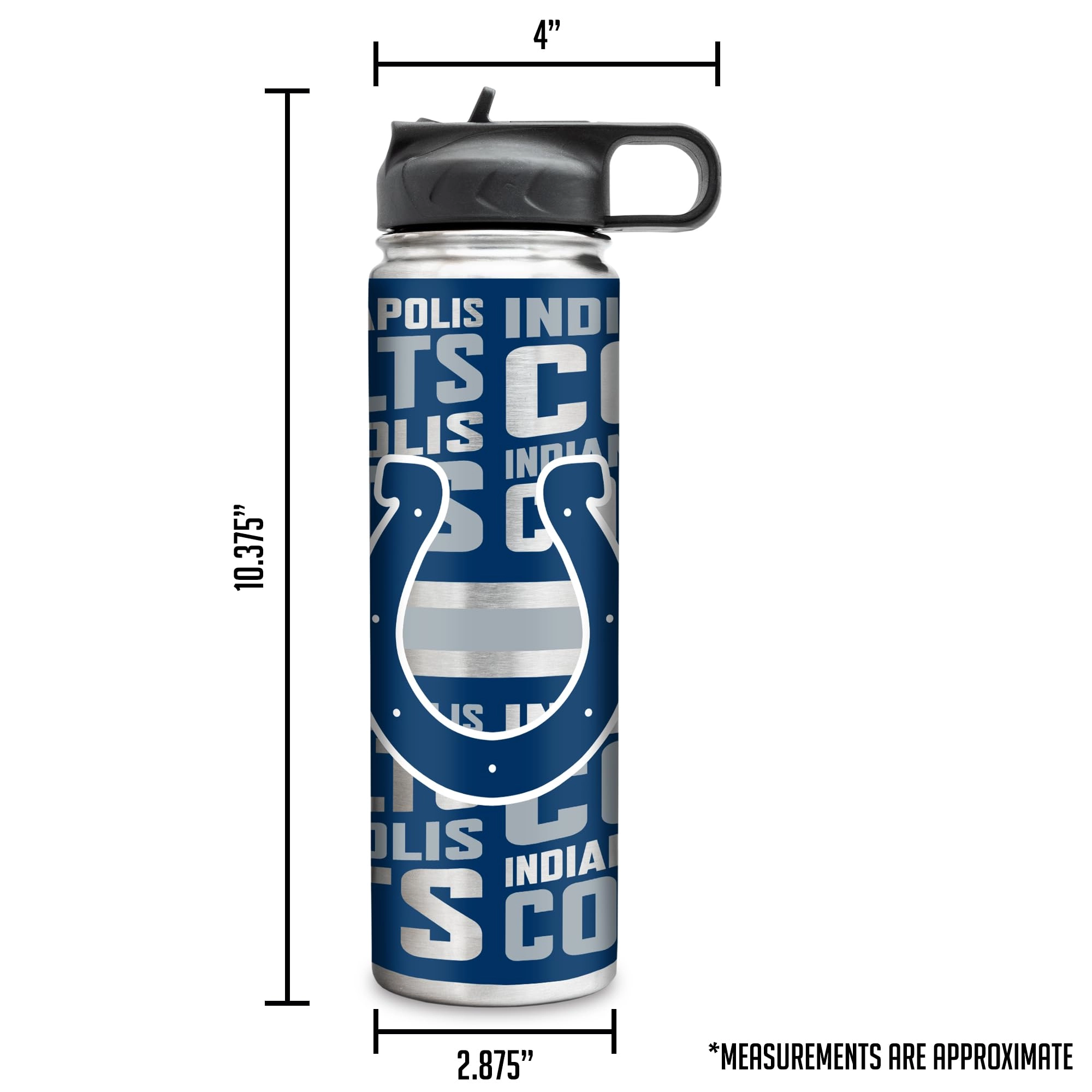 Stainless Steel NFL Football Tumbler - 650ml