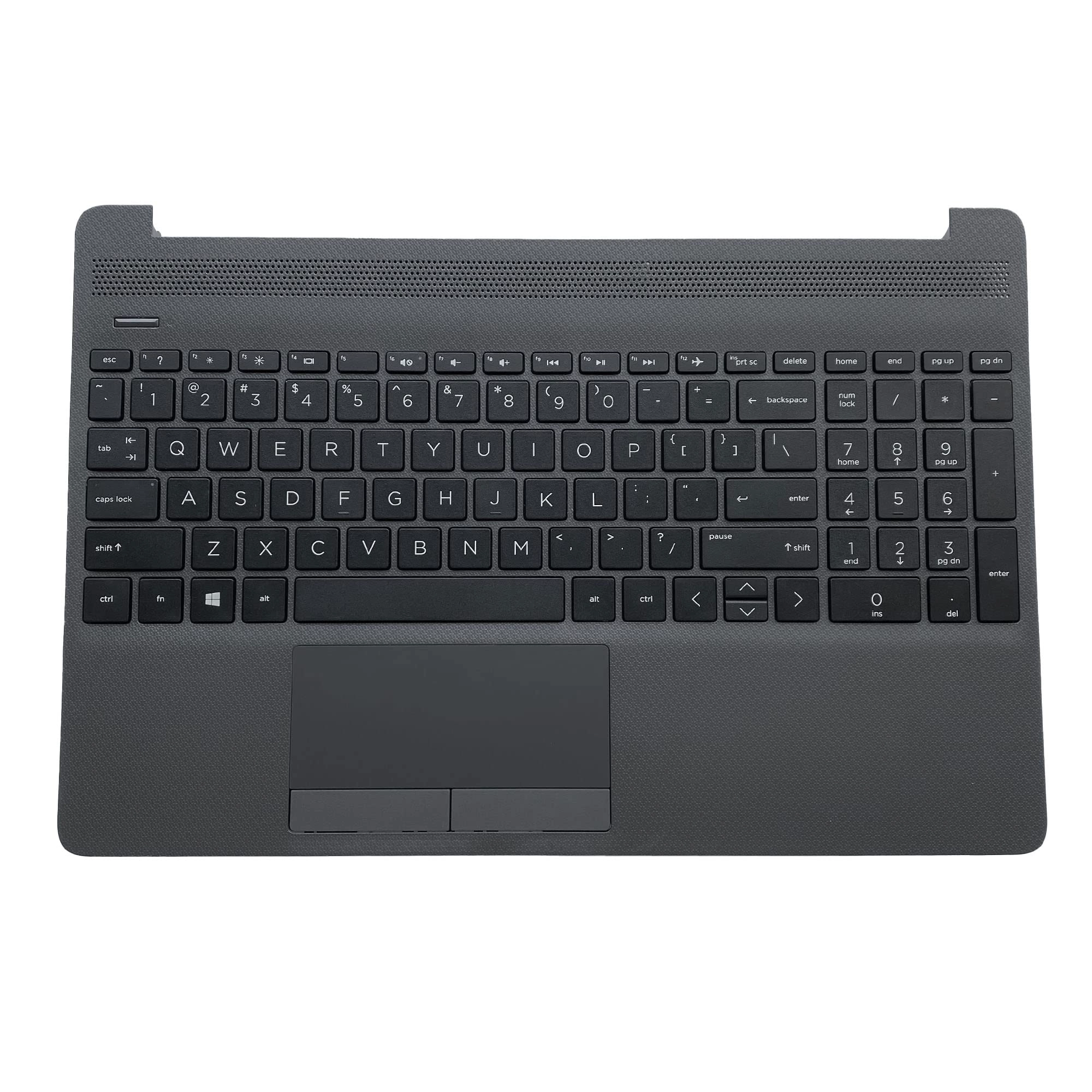 F-HONG ELECTRONIC CO LIMITED Probook 250 255 G8 G9 - Upper Case Palmrest Non-Backlit Keyboard Touchpad Assembly Gray