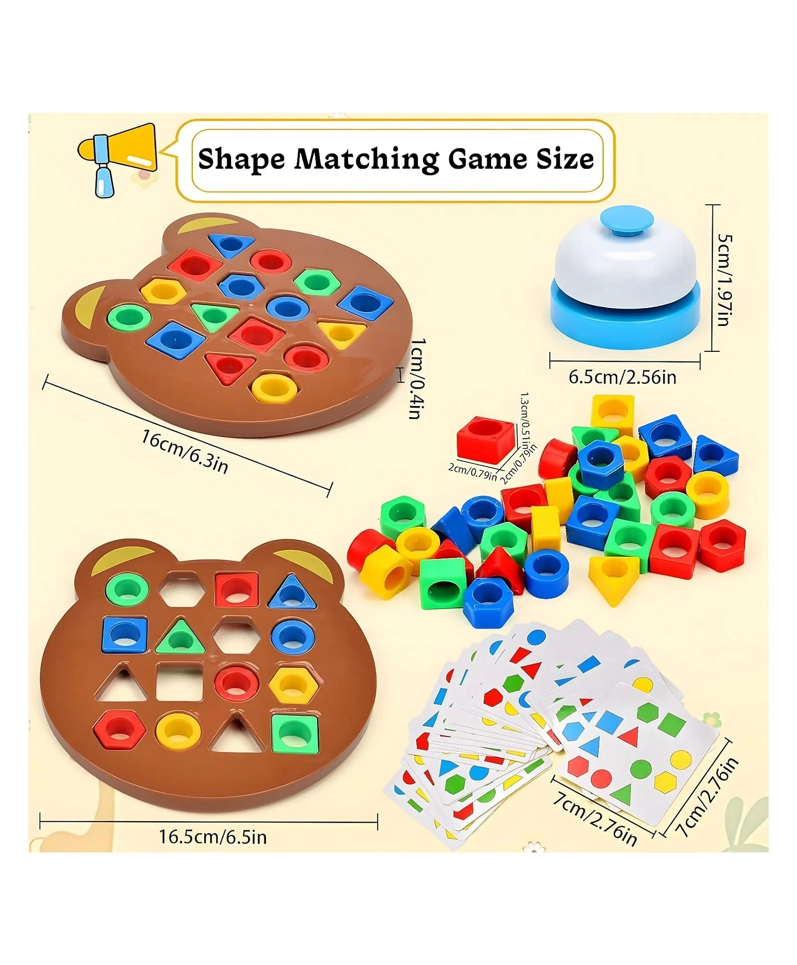 Shape Matching Puzzle Game - 3+