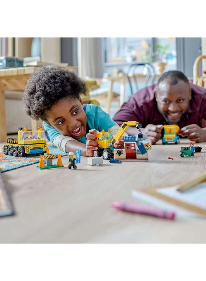LEGO City Construction Trucks And Wrecking Ball Crane (60391)