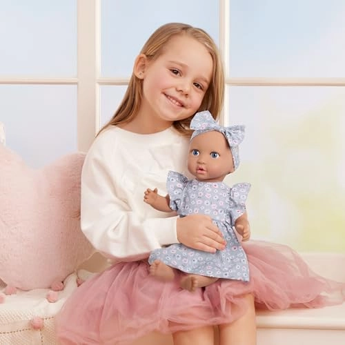 Baby Doll - 14-inch Floral Dress & Pyjama Set Ages 2+
