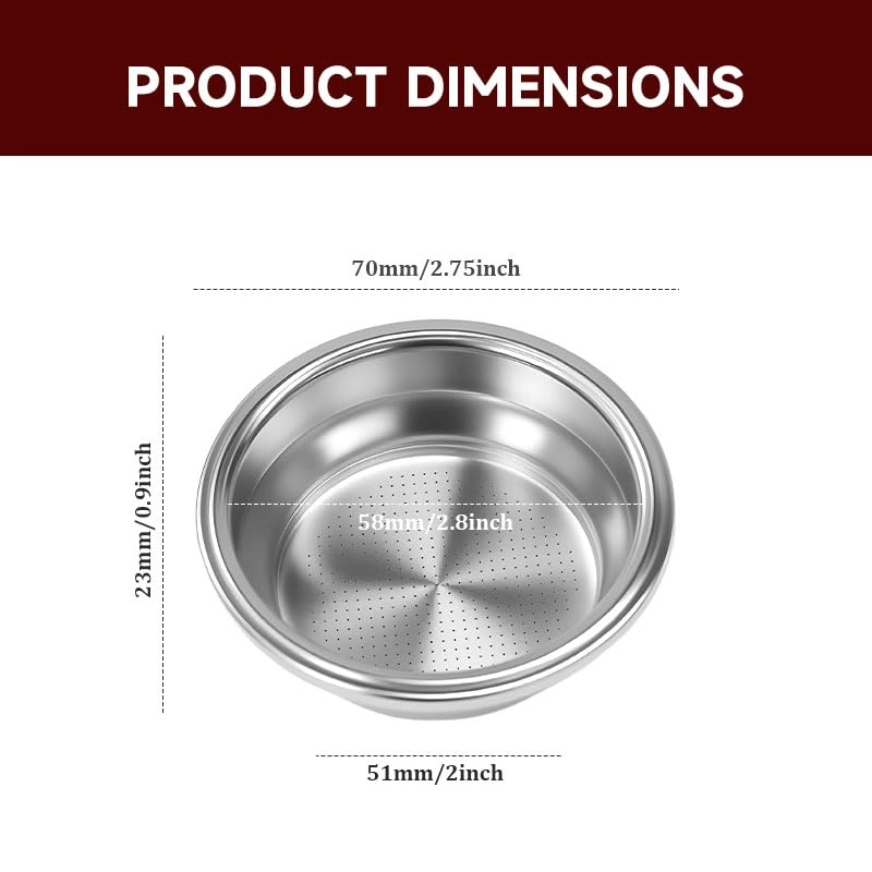 58mm Basket - 2 CUP