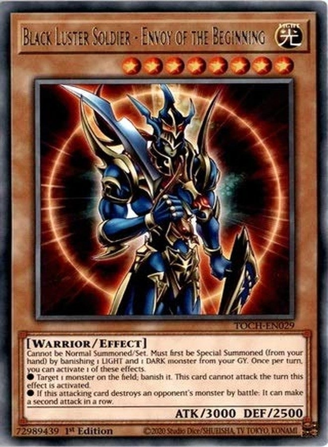Yu-Gi-Oh! Black Luster Soldier - Envoy of The Beginning - TOCH-EN029 - 1st Edition