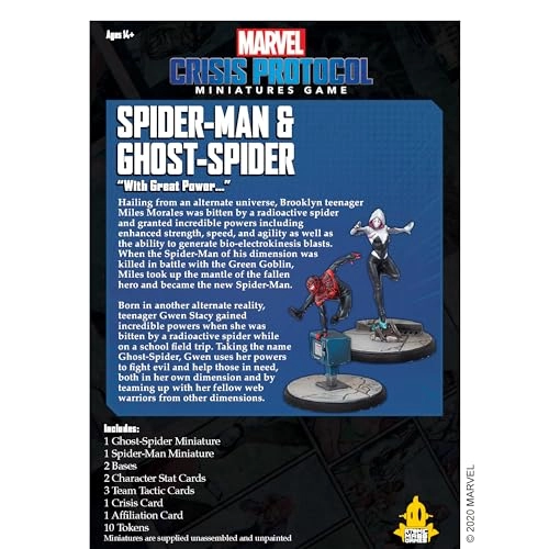 Marvel Crisis Protocol: Web Warriors Affiliation Pack - Miniatures Game
