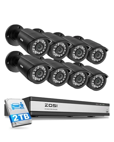 H.265+ 16 Channel Security Camera System - 8 1080p