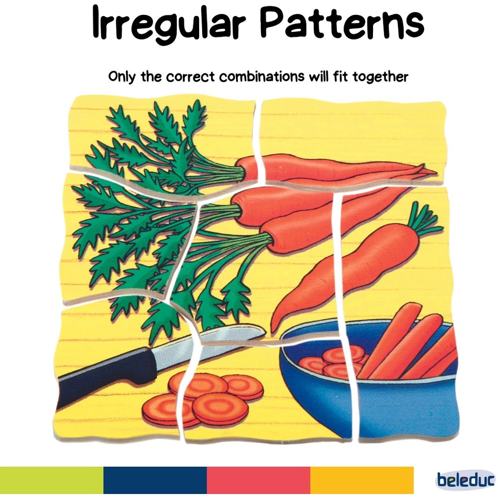 5-In-1 Layer Puzzle Carrot - Suitable for 4 years and above 30 pieces